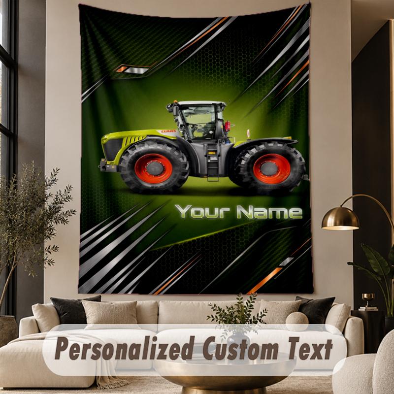 Custom Text Tapestry CLAAS Print Wall Tapestry Indoor Living Room Wall Decor