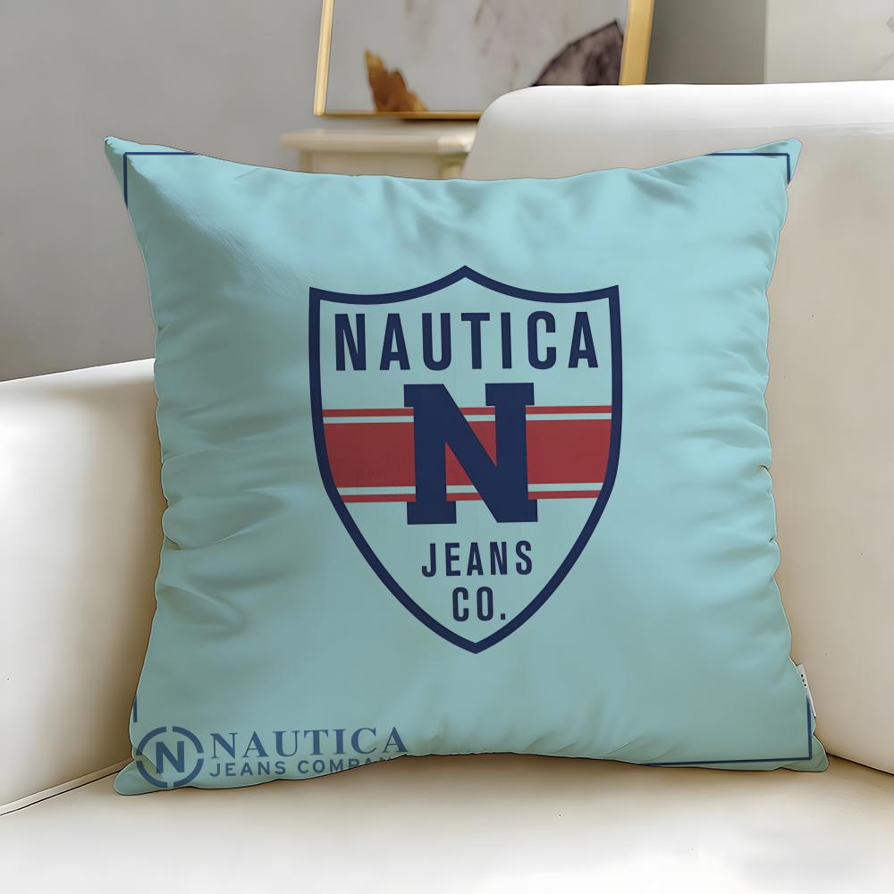 Классический модный бренд Nautica Наволочка с наполнителем Мягкая и легко стирающаяся Наволочка – Универсальная для Дивана, Кровати, Путешествий и Офиса