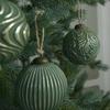 12 Pcs Christmas Ball Ornaments 3.15inch Shatterproof Plastic Balls Rustic Vintage Xmas Tree Hanging Decoration for Wedding Party Holiday Home Decor