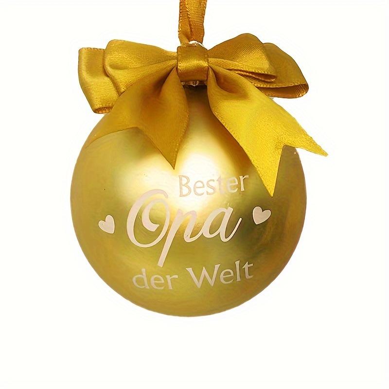 Шары для новогодней елки Zibei: Памяти дорогих бабушки и дедушки