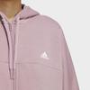 adidas Худи с полосатой нашивкой-логотипом, женское, с длинным рукавом, повседневное, спортивное, волшебный фиолетово-розовое, верхняя одежда HM2811