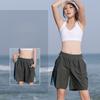 Plus Size Yoga Shorts Women's Summer Loose High-waisted Fitness Running Quick-drying Anti-glare Sweatpants