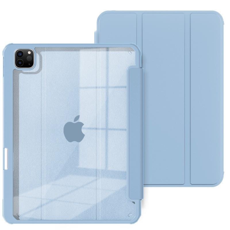 For Apple Ipad Pro 11 Inch M4 Magnetic Flip Cover With Faux Leather For Sleep Mode And Shock Absorption