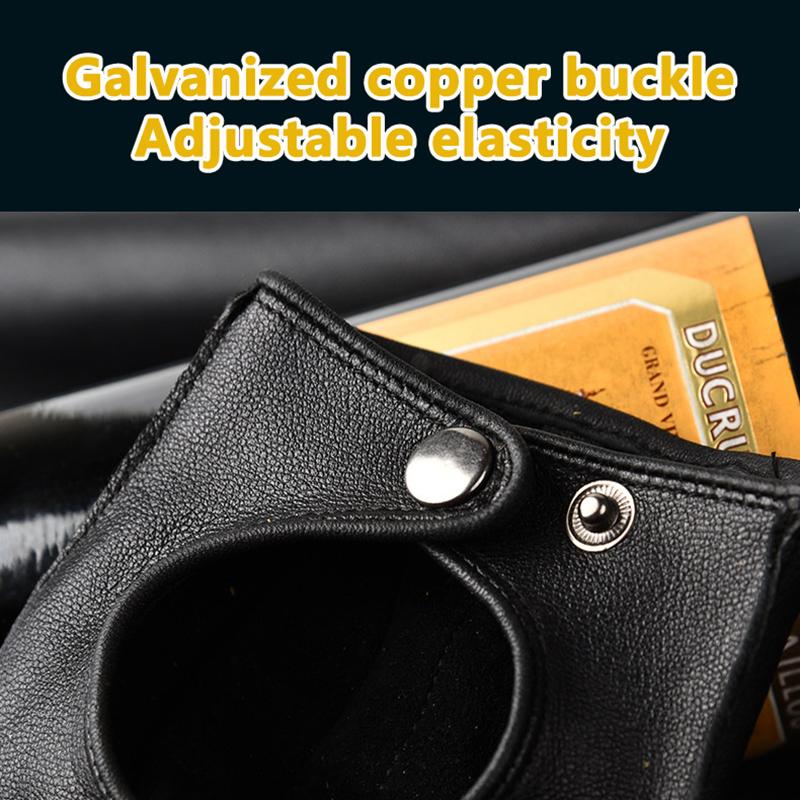 Мужские перчатки без пальцев с половинным пальцем для вождения, фитнеса, мотоцикла, велоспорта, козьей кожи, мужские перчатки из искусственной кожи, варежки