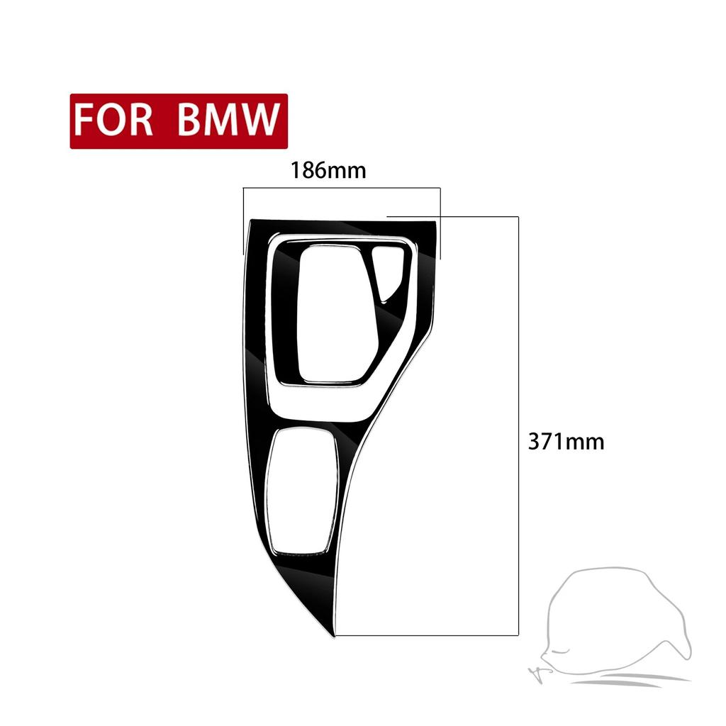 For BMW E84 X1 2011-2015 Car Gear Panel Decoration Cover Trim Sticker Auto Accessories Real Carbon Fiber