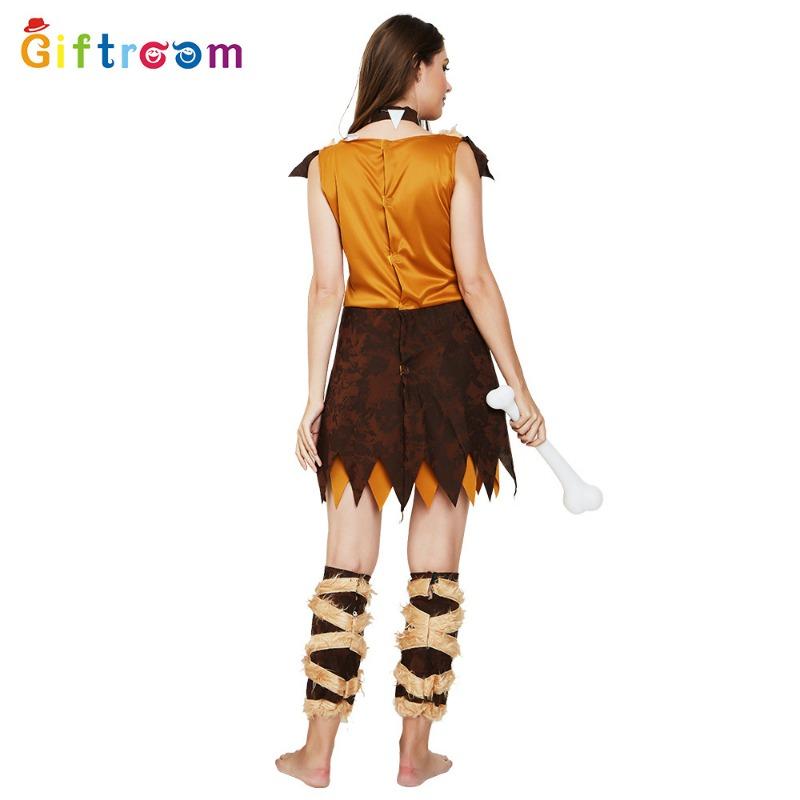 Flintstones Original Costume Viking Couple Savage Funny Costume Native American Costume