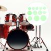 Alasum Damper Pad 12 Piece Set Silicone Drum Pad Green Silencer Sticker Dam Drum Pad Ampossible Pad Наклейка на барабан Overtone Sticker Accessories