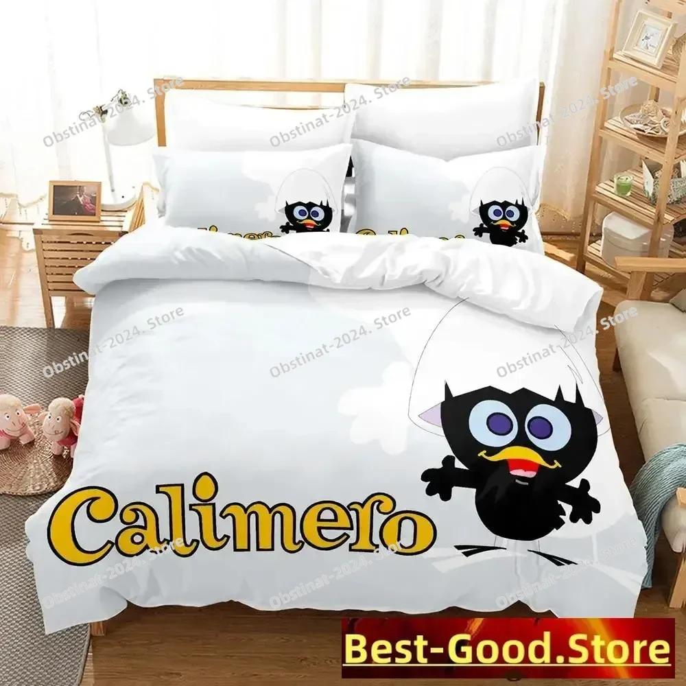 Постельное белье Calimero Односпальное Двуспальное Набивной Комплект Постельного Белья С Наволочкой Пододеяльник Мягкий Односпальный Двуспальный Queen Super King Размеры