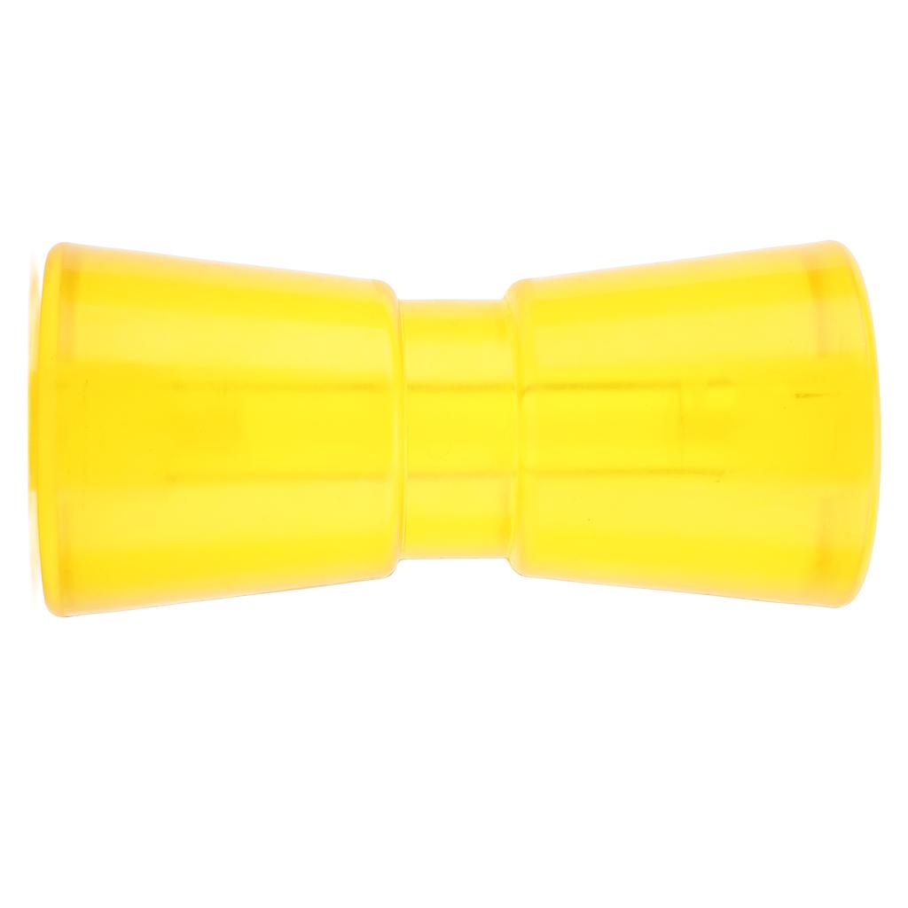 Trailer Roller 190x85x16mm   7.48x3.35x0.63in Yellow PVC Boat Bow Roller for Yacht Rubber Boat Inflatable Boat