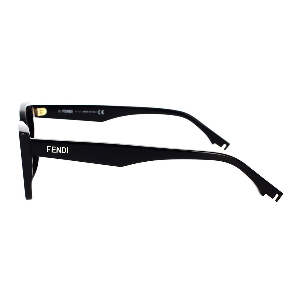 Fendi Minimalist Fashion Acetate Frame Sunglasses Women sunglasses Black FE40032I01A