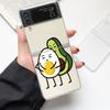 Милый Авокадо Детский Йога Модный Чехол для Телефона для Samsung Galaxy Z Flip 3 4 5 6 7 Жесткий Складной Z Flip4 ПК Чехол Защита Подарок