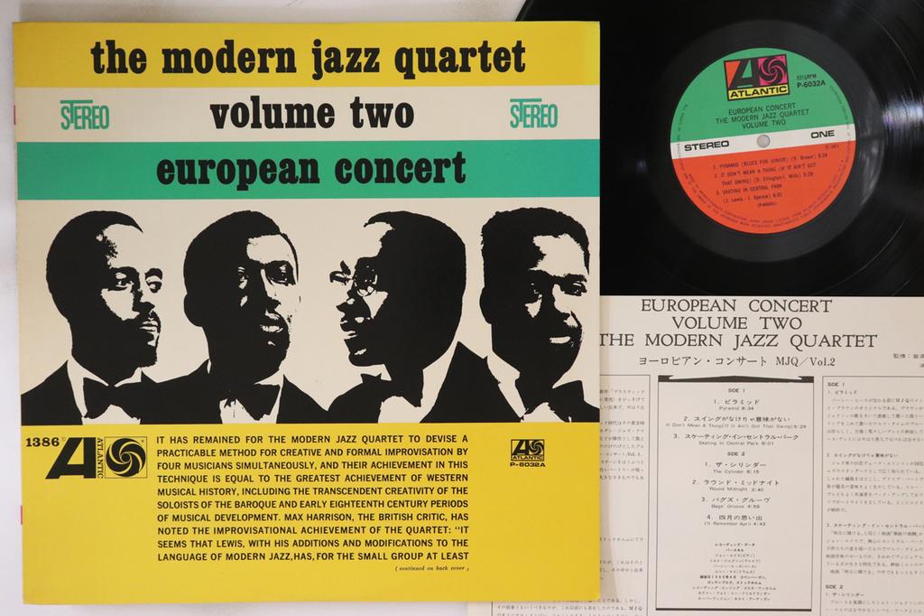 Виниловая пластинка MODERN JAZZ QUARTET European Concert Volume Two P6032A ATLANTIC 1971 Япония Джаз Б/у