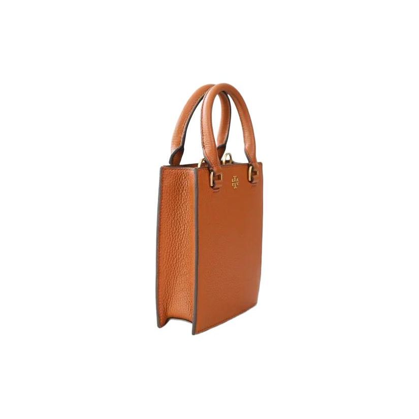 Tory Burch Blake Adjustable Detachable Shoulder Strap Leather Music Score Handbag Women handbags Brown 138274-912
