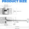Rv Door Holder 304 Stainless Steel Thicker 6" T-Style Door Holder Catch for Trailer Door Holder,Camper, Travel Trailer, Cargo, Truck & Van Door