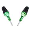 1 Pair Universal Motorcycle Aluminum Alloy Frame Slider with Bolt 8mm/M8 for Honda Green