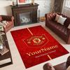 Manchester Personalized Text Area Rug Design for Foyer Kitchen Living Rooms Decorate room Anti-slip Rug Anime Office Decor Spiritual Gift