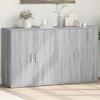 VidaXL Buffets 2 Pcs Sonoma Grey 60x31x70 Cm Engineered Wood, Storage Cabinet, Entryway Furniture, Accent Furniture 3276544
