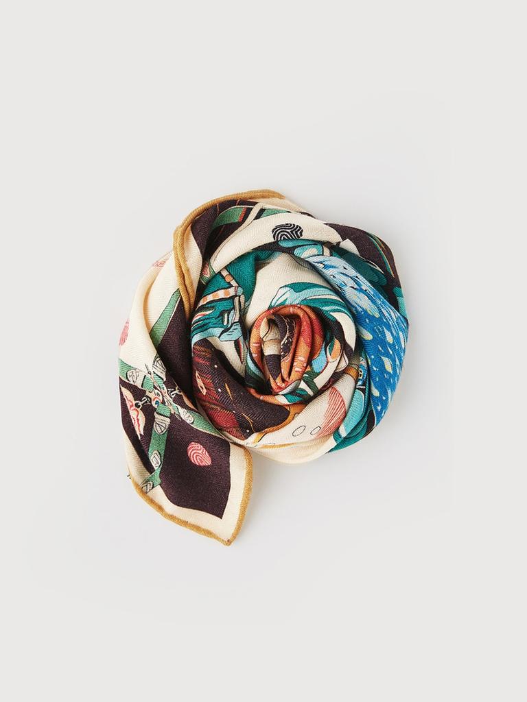 Logo Chain Triangle Scarf_VYCXF4Z7421