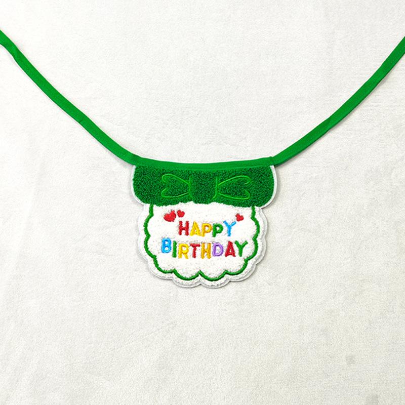 Набор костюмов на день рождения питомца: Трансграничный слюнявчик-шарф и шапка для собак и кошек