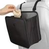 Waterproof Car Storage Bag Trash Can Hanging Storage Bag Rear Seat Back Universal Foldable Backseat Storage Box For Truck SUV RV