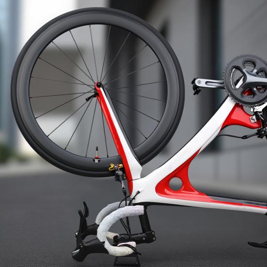 2 шт. Поддержка руля дорожного горного велосипеда Сверхмощный перевернутый парковочный кронштейн для руля Стабилизатор Держатель Инструменты для ремонта велосипеда Аксессуары