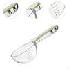 Spoon Ergonomic Handle Clear for Puppy Kitten with Scale Pet Food Measuring Cup Bag Clip
