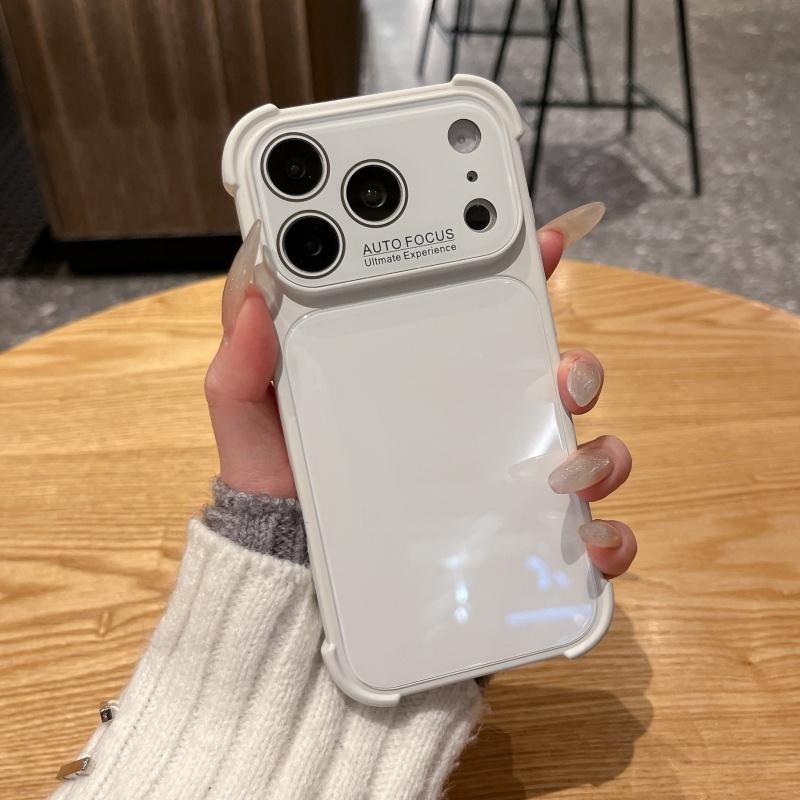 Crystal Candy Acrylic Shockproof Case For iPhone 17 Air 16 15 14 13 Pro Max  Corners Protective Hard Glass Phone Cover