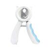 Pet Nail Clipper Cute Splashproof Stainless Steel Universal Dog Claw Trimmer with File for Cats and