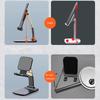 Portable Foldable Mobile Phone Holder Featuring Pullback Arm & Secure Grip Smartphone Tablet Stand for Office Desk