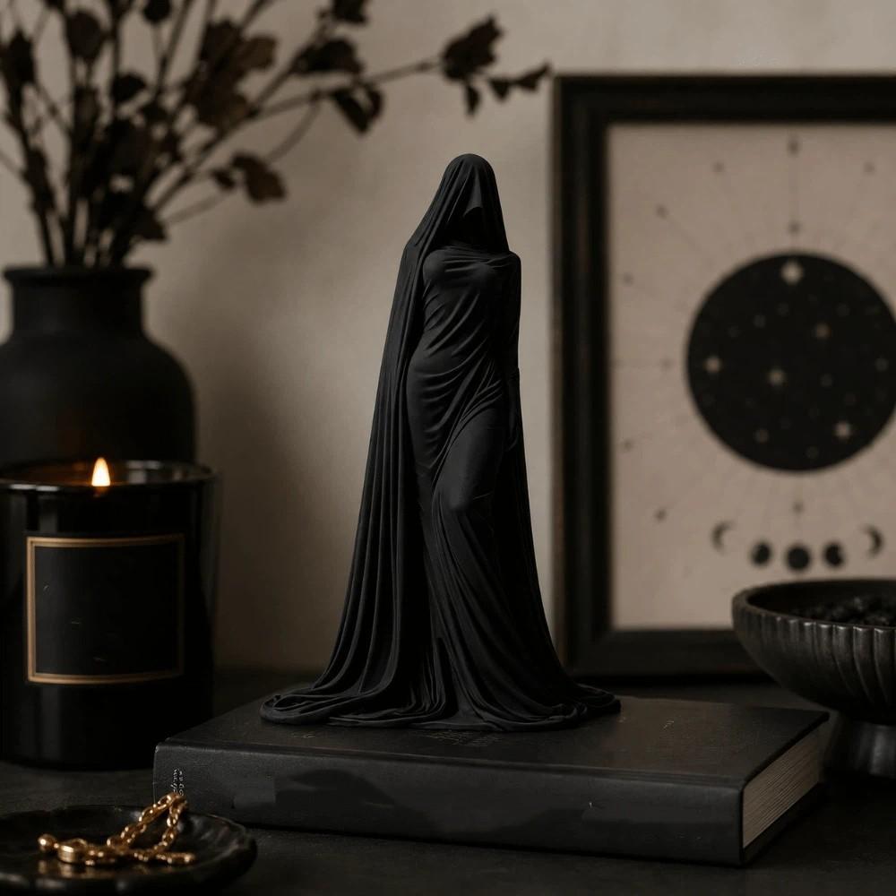 3D Design Cloak Woman Statue Decoration Goddess Sculpture Creative Character Sculpture  Home
