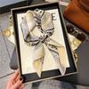 70*70cm Silk Shawl Square Printed Scarf Women Satin Neck Hair Band Soft Neckerchife Kerchief Bandana Foulard