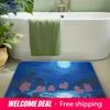 Pokemon Clefairy Night Sky Print Non-Slip Doormat, Absorbent Soft Floor Mat for Home Decor