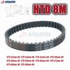 HTD 8M Timing Belt Rubber Perimeter 416 424 432 440 448 456 464 472 480 488mm Width 10~50mm HTD8M Drive Machine CNC Transmission