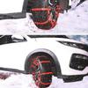 10/20Pcs Universal Anti-Skid Snow Chains Double Grooves Cable Ties Car Tire Strap  Winter