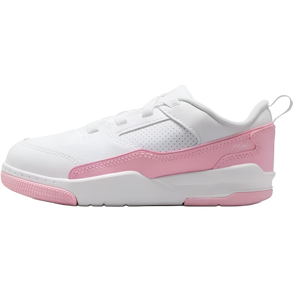 Jordan FLIGHT COURT Low top Children's Basketball Shoes Pink White Children Aged 3 7 Years Old HF3332-161