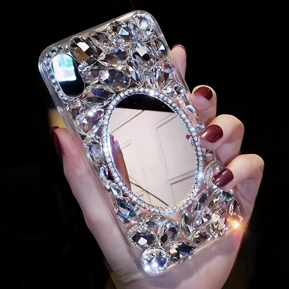 Glitter Rhinestone Phone Case For Samsung Galaxy F05 F56 F06 F16 F15 F55 C55 5G Bling Crystal Diamond Cover