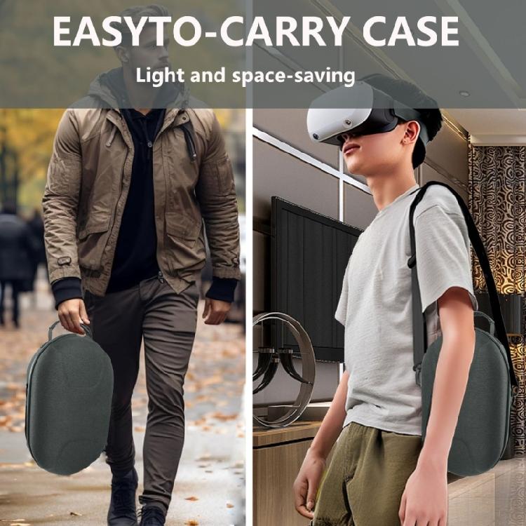 EVA Hard Carrying Case with Shoulder Straps for 4 Ultra VR Glasses Protective Box Travel Storage Bag
