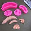 Силиконовые формы в виде 3D банана Инструмент для украшения тортов Формы для фондана Шоколада
