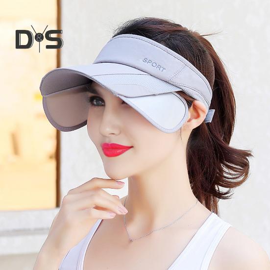 Спортивные солнцезащитные козырьки для мужчин и женщин, регулируемая пустая верхняя бейсболка, летняя уличная солнцезащитная кепка для тенниса, бейсбола, гольфа, велоспорта, бега