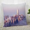 Роскошный домашний декор, наволочка для подушки, диванная подушка для гостиной, наволочка для подушки с рисунком ночной сцены города, наволочка для подушки с рисунком света