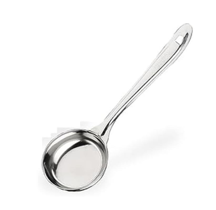TreegoArt Stainless Steel Solid Stainless Steel-Dosa Turner And Round Spoon For Home And Kitchen Purpuse - Pack Of 2