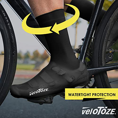 Силиконовые чехлы для обуви veloToze, Черные, Средние