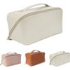 PU Leather Waterproof Big Space Cosmetic Bags Large Capacity Makeup Bags Toiletry Organizer Bags