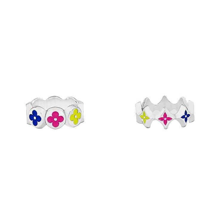 LOUIS VUITTON Mng Party Set Of 2 Rings M0959M