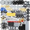 Habow 270 Деталей Technic, Шестерни, Оси, Штифты и Соединители. Совместимо с Lego Technic. Колесо-звенчатая цепь-зубчатая рейка, техника рулевого колеса