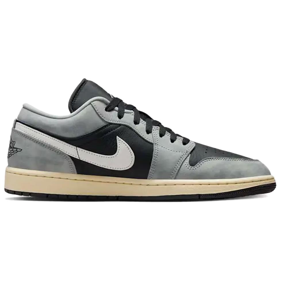 Air Jordan 1 Low Light Smoke Grey Men Sneakers White Off-Noir HQ2010-012