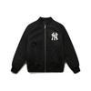 New MLB Base Logo Jackets Unisex Black 31JPU0111-50L