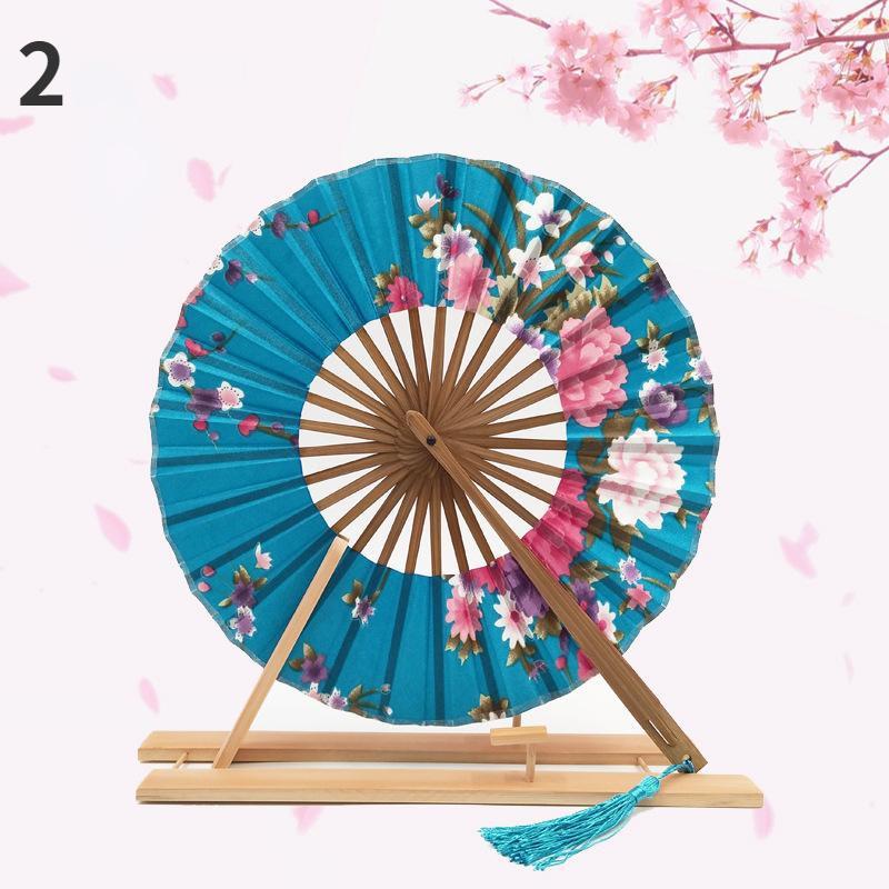 1 шт. веер-мельница женский подарочный веер японский круглый веер портативный складной веер женский складной веер