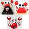 Красные Шляпы Краб Забавный Детский Взрослый Головной Убор Фестивальный Реквизит Вечеринка
