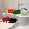 Fashionable and Simple Solid Color Small Bag for Women In Spring New Versatile Ins One-shoulder Crossbody Bag Small Square Bag